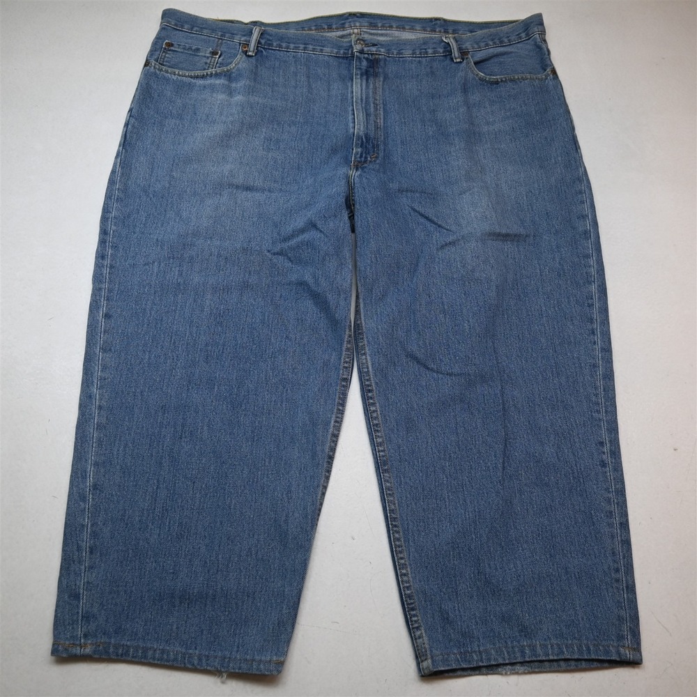 Levis 50x26 Light Stonewash Denim 560 Comfort Loose Tapered Mens Jeans